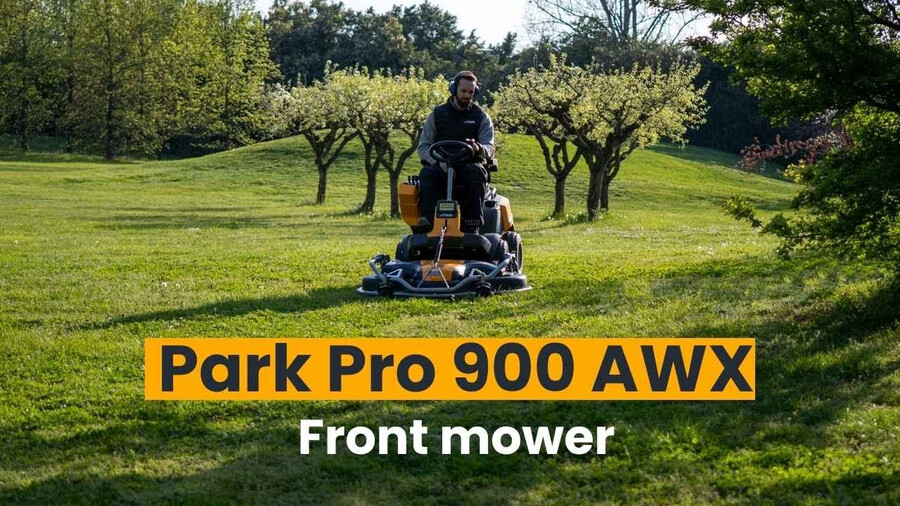 tondeuse frontale thermique - park pro 900 awx