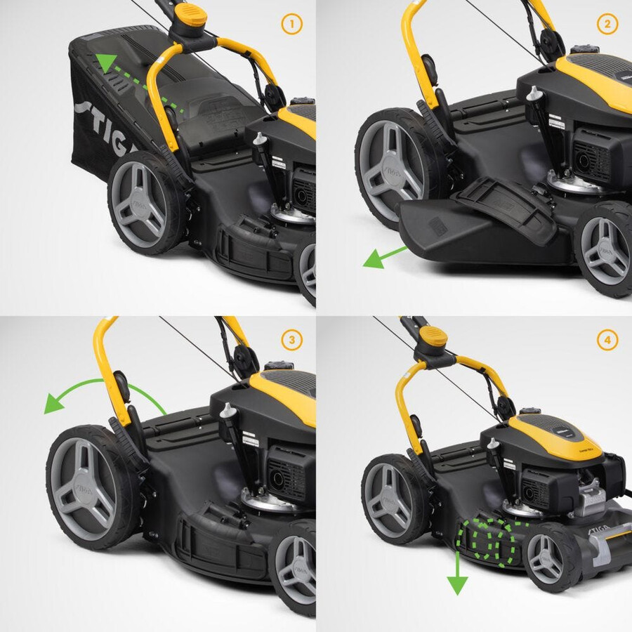 tondeuse à gazon à essence - combi 753 v